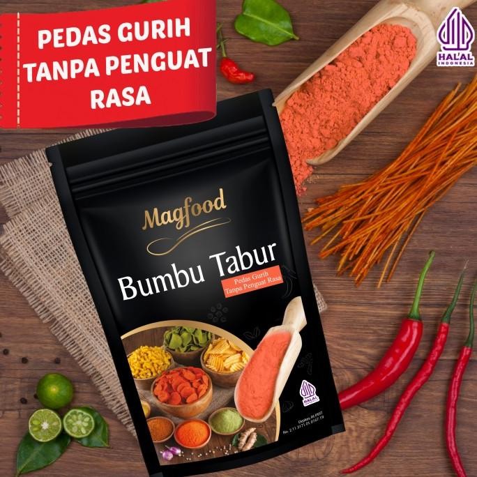 

Terbaru Magfood Bumbu Tabur Pedas Gurih Tanpa Penguat Rasa 100 gr
