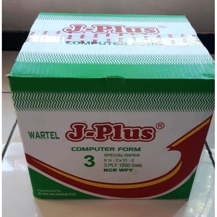 

Continuous form NCR J Plus WARTEL 4,75 x 5,5 rangkap 3 9,5:2x11:2 CF