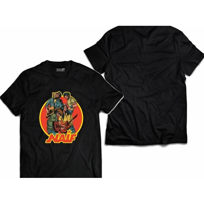 baru  T-shirt Merchandise Band Naif Spesial Edition Anniversary 23Th Basic Katun Combed murah