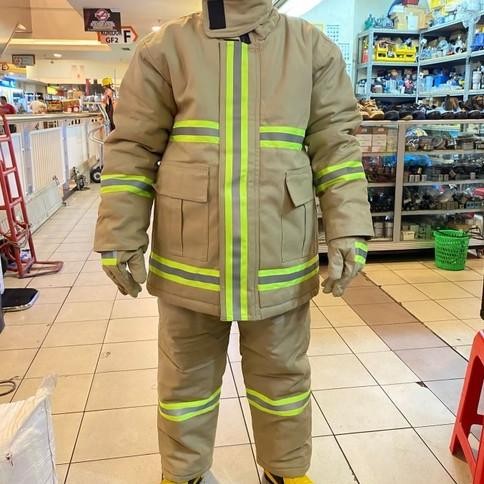 Baju Pemadam Kebakaran Billfire Anti Api Khaki