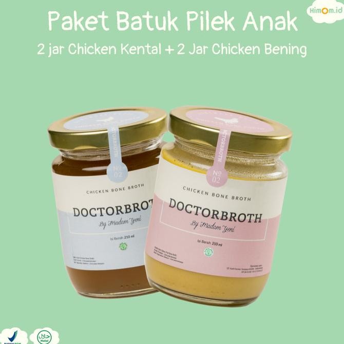

Terbaru Paket Bapil Batuk Pilek Anak 4 jar Doctor Broth - Bone Broth