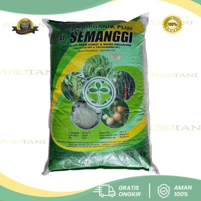 

Terlaris Pupuk Organik Cap Semanggi Trichoderma Asam Humat Bacillus Spp 25Kg