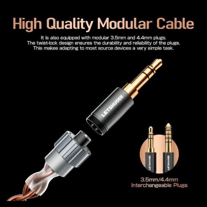 Grosir Letshuoer S08 / S 08 Fourth Generation Dual Voice Coil Custom 13Mm Planar Magnetic Driver In 