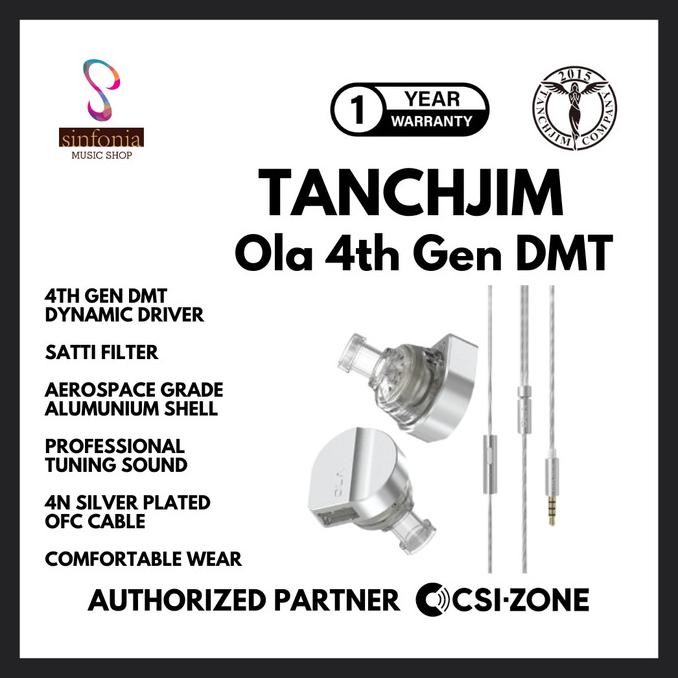 Grosir Tanchjim Ola 4Th Gen Dmt Dynamic Driver In Ear Earphone - With Mic