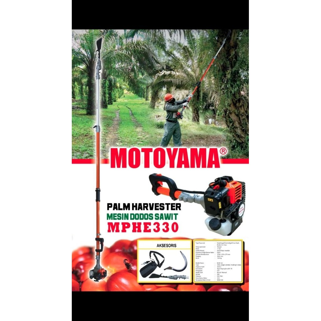 Mesin Dodos Sawit Dan Egrek Sawit Motoyama New Stok