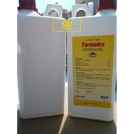 Formades 1 Liter (Pembasmi Bakteri, Virus & Spora Pada Kandang)