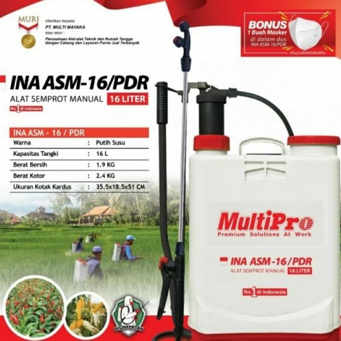 Sprayer Manual 16 Liter Multipro / Alat Semprot Hama New Stok