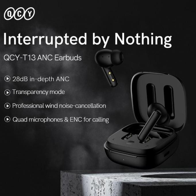 Promo Qcy T13 Anc Tws Wireless Earbuds