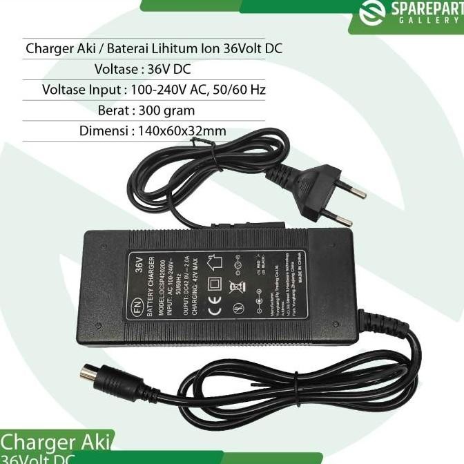 Grosir Charger Baterai Lithium Ion 36V Dc Skuter Otoped Listrik 8.5Inch M365