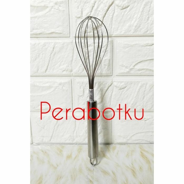 

Terlaris Pengocok Telor Silang Stenlis 10" M / Pengaduk Adonan / Kocokan Telur