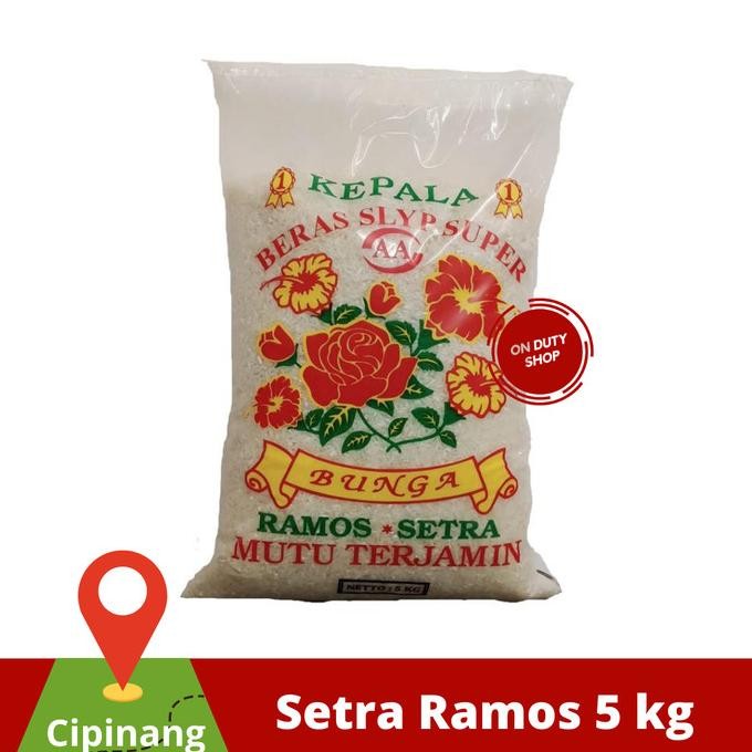 

Beras Setra Ramos Cap Bunga 5 Kg