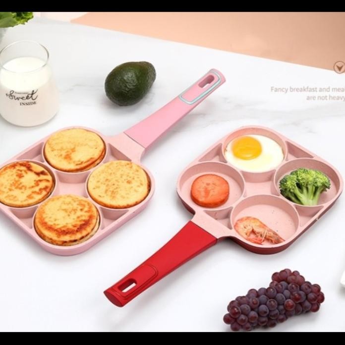 

Terlaris Teflon Telor 4 Lubang Lapisan Keramik