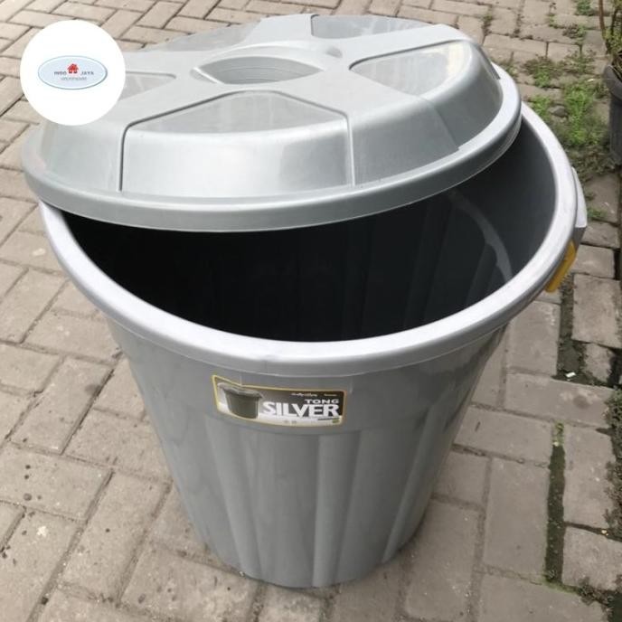 Ember 120Liter Taiwan + Tutup / Ember Silver Jumbo / Ember Besar / Tong Jumbo / Tong Sampah Besar Ou