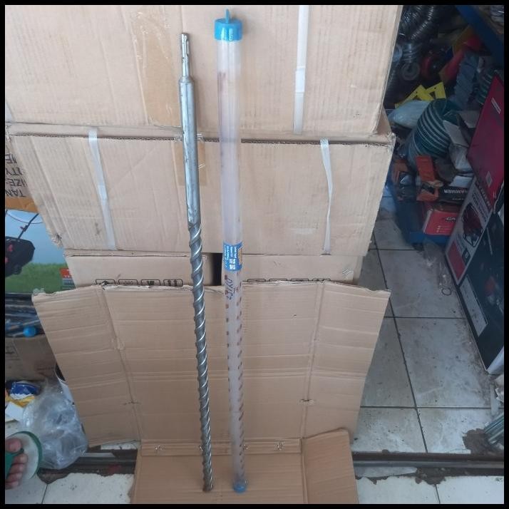 Mata Bor Beton Tembok 1 Meter / Mata Bor Sds Plus Beton Panjang 1000Mm