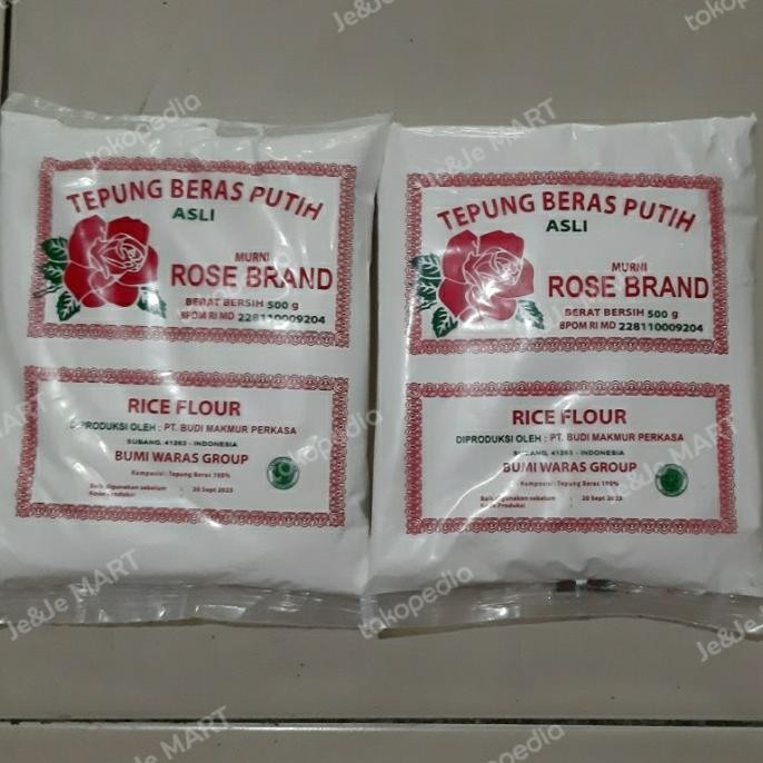 

Terlaris Tepung Beras Rose Brand 500Gr