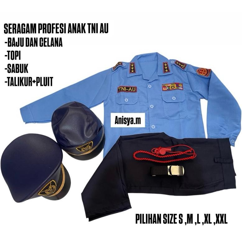 New SERAGAM ANAK TNI AU/BAJU ANAK TNI AU/BAJU PROFESI ANAK