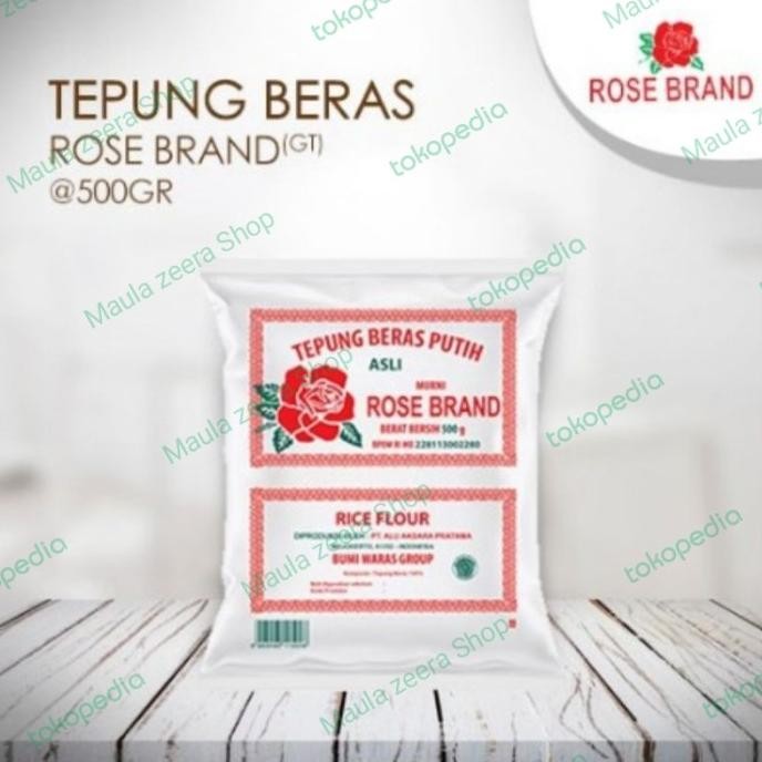 

Terlaris Tepung Beras Rose Brand 500Gr