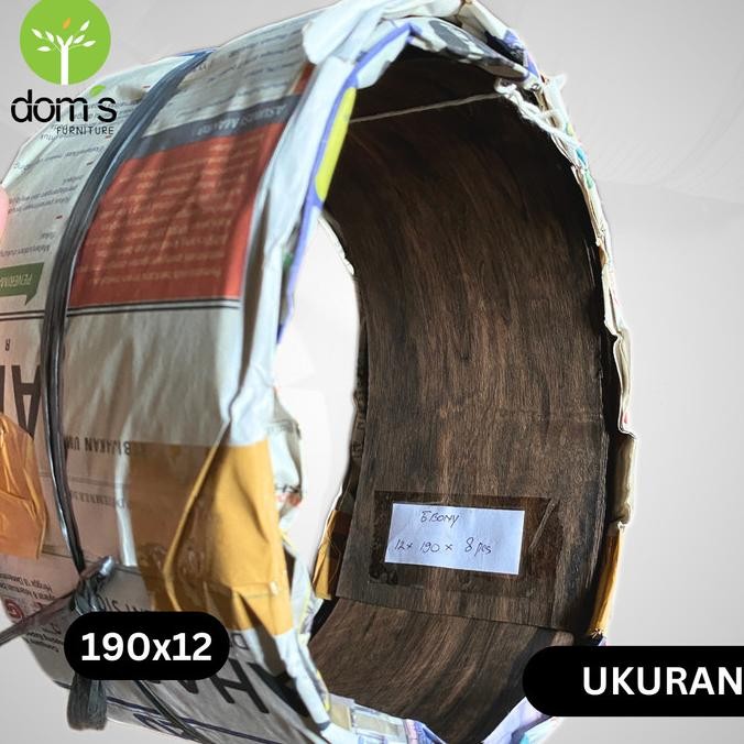 Open DS] Dom's Veneer Kayu/Wood Veneer Ebony 0.6mm Bahan/Material Kayu Asli