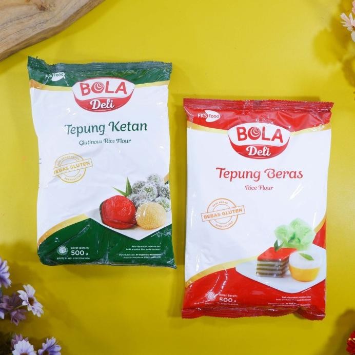 

Terlaris Tepung Beras / Ketan Bola Deli 500Gr