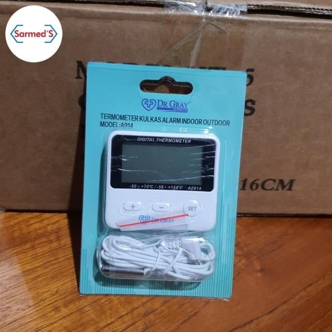 Terlaris Dr Gray Thermometer Digital Kulkas A914 / Termometer Digital Kulkas Dr Gray A914 / Thermome