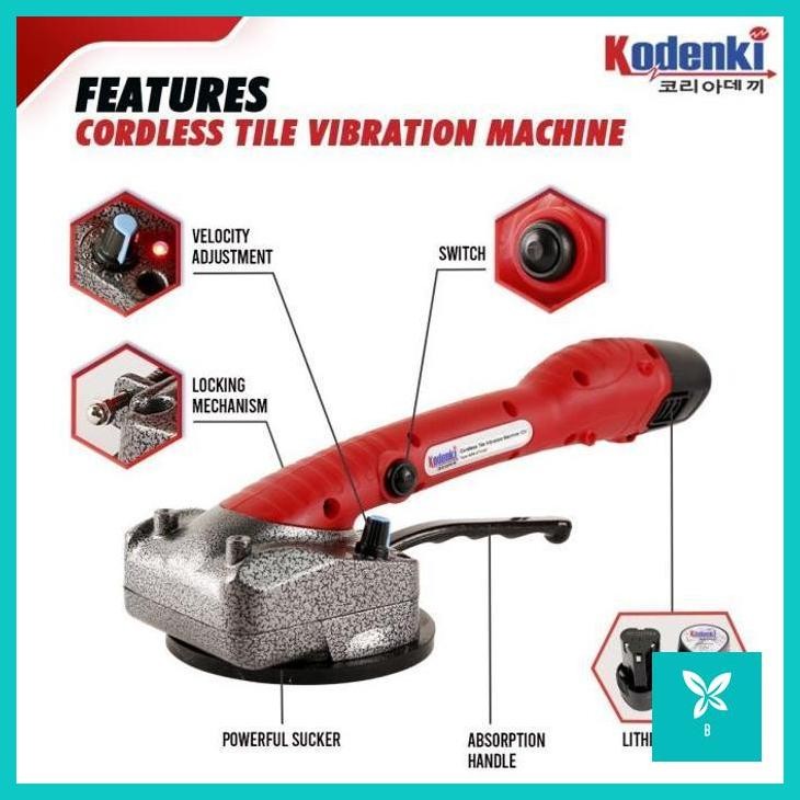 | SAU | MESIN PERATA KERAMIK GETAR CORDLESS BATERAI KOP ALAT PERATA KERAMIK