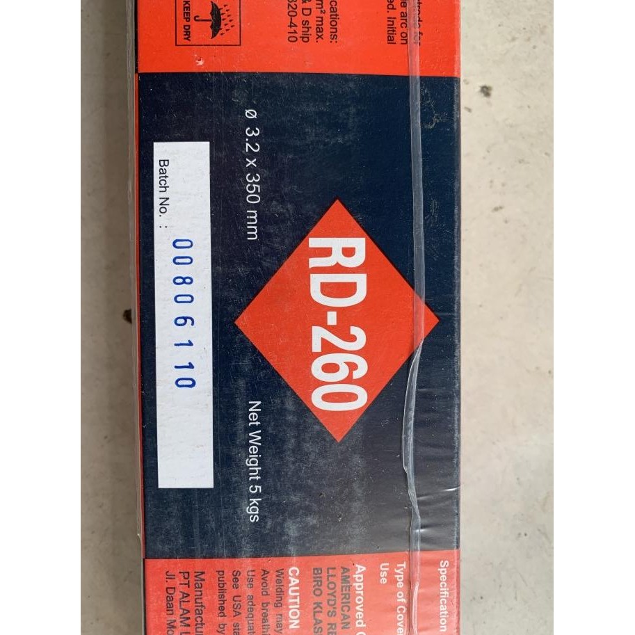 Kawat Las Nikko RD-260 Ukuran @3.2 x 350 mm