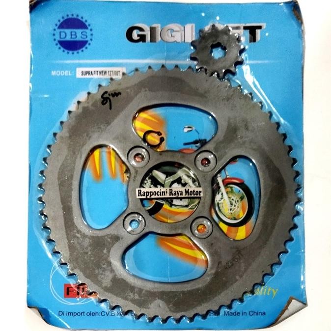 %%%%] GIR DEPAN & BELAKANG SUPRA FIT NEW 428 - 12T & 60T