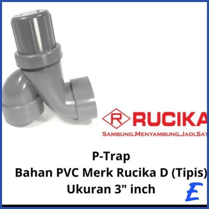 | TKS | P TRAP P-TRAP PTRAP 3" INCH PVC RUCIKA D