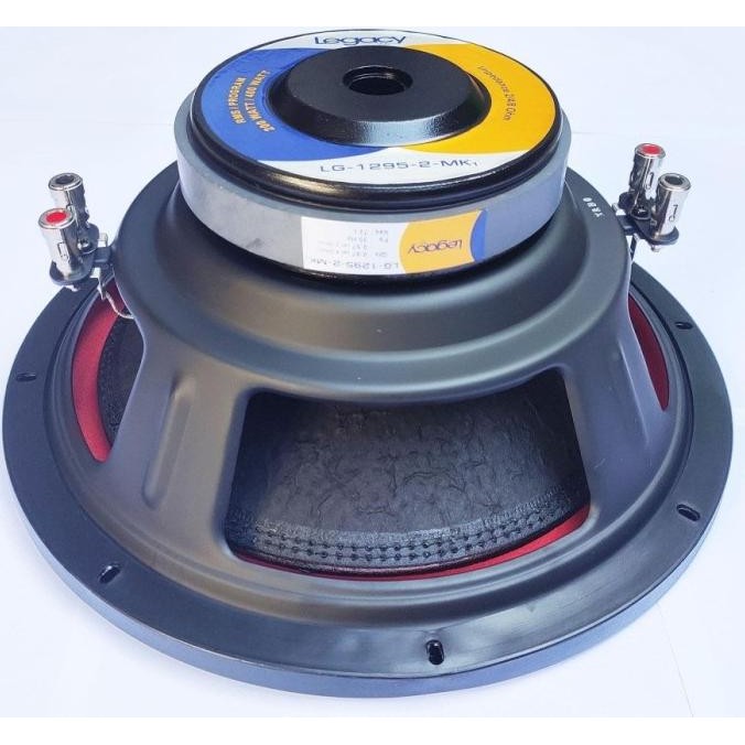New SPEAKER SUBWOOFER LEGACY LG 1295 2 12 inch 12inch DOUBLE COIL WOOFER