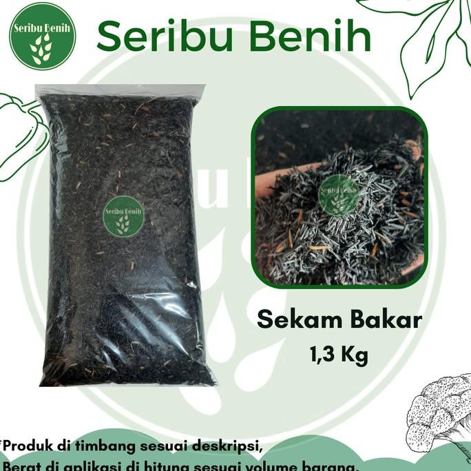 

Terlaris 1 Karung Media Tanam Sekam Bakar Pak Tani - Arang Padi Karungan