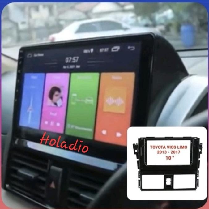 New FRAME HEAD UNIT ANDROID 10" VIOS GEN3 LIMO 2013 - 2017 / YARIS
