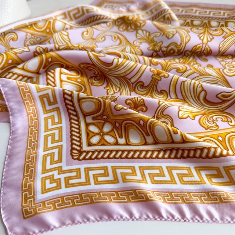 Syal Wanita Halus 70x70 Motif Turki / Syal Dasi Seragam Wanita / Scarf Woman Blouse