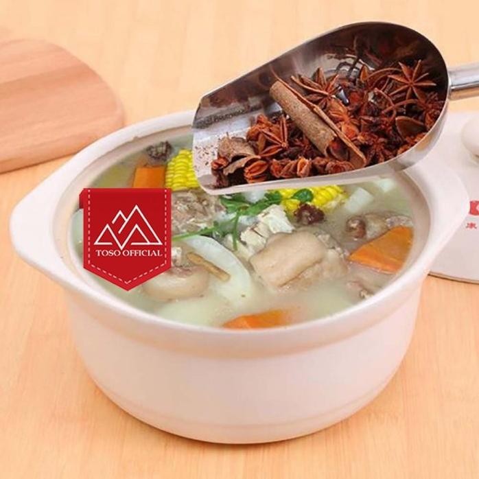 

Terlaris New Sekop Es Batu Stainless Sendok Es Tepung Beras Gula Kacang Ice Scoop