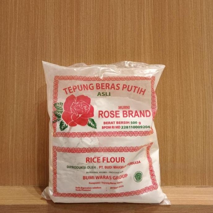 

Terlaris Tepung Beras Putih Rose Brand 500Grm