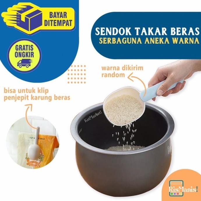 

Terlaris Rice Measuring Spoon - Sendok Takar Beras Tepung Gula Makanan Kucing
