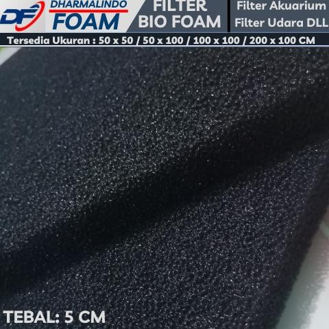 siap kirim busa filter akuarium, filter air akuarium, busa filter air tebal 5cm