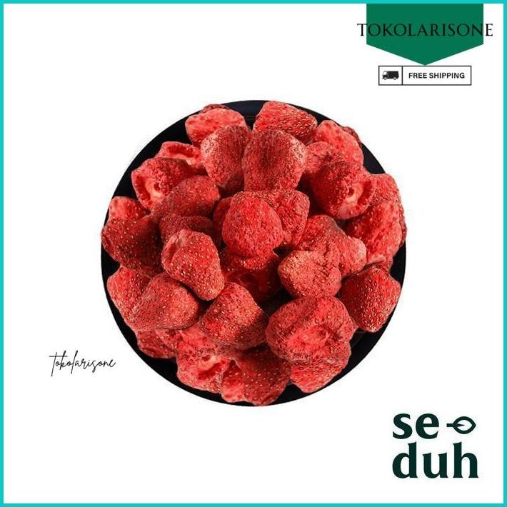 

BUAH STROBERI KERING / FREEZE DRIED STRAWBERRY FRUIT 1 KG