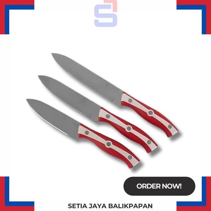 Open DS] Pisau komodo 5" merah putih