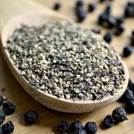 

Produk Unggulan] Black Pepper Crushed 100gram / Lada hitam kasar / merica cacah