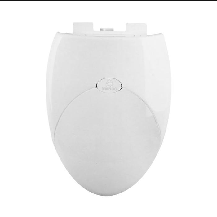Babyloo Toilet Seat Family Dudukan 48.2Cm-Putih 2In1 Bisa Buat Bayi Dan Dewasa Original Dan Terperca