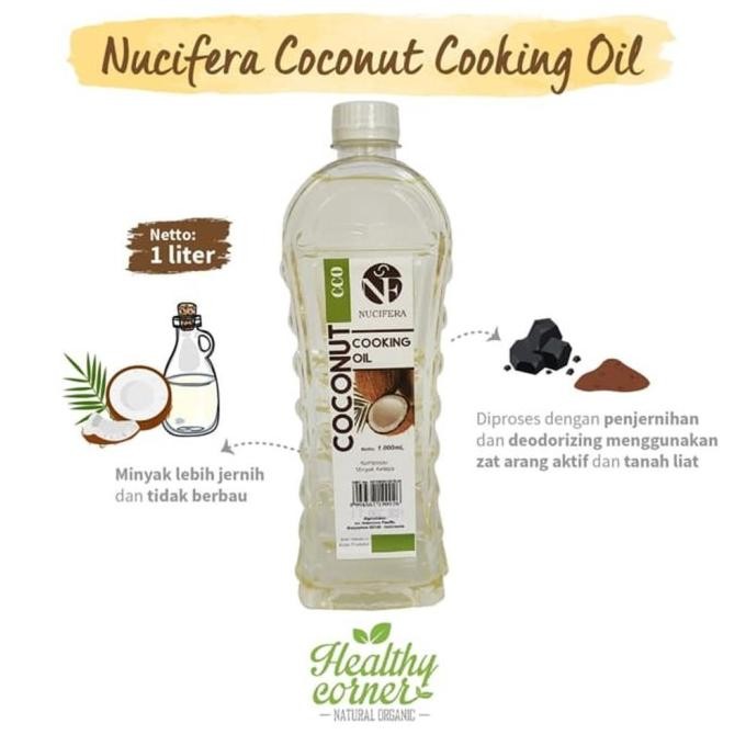 

EXP LAMA PREMIUM HEALTHY COOKING COCONUT OIL (MINYAK GORENG KELAPA) 1L NUCIFERA