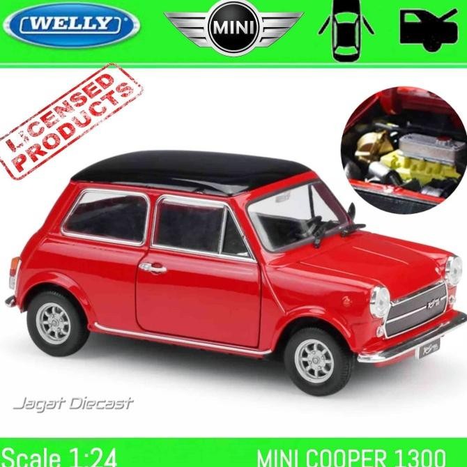 Welly Nex Mini Cooper 1300 1:24 Red