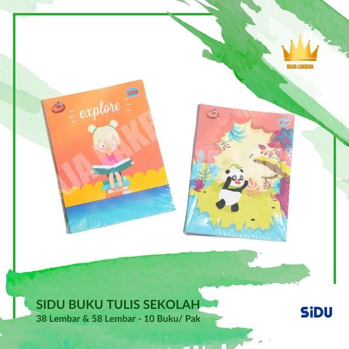 

SALE! BUKU TULIS SIDU 38 LEMBAR & 58 LEMBAR 1 PACK ISI 10 BUKU