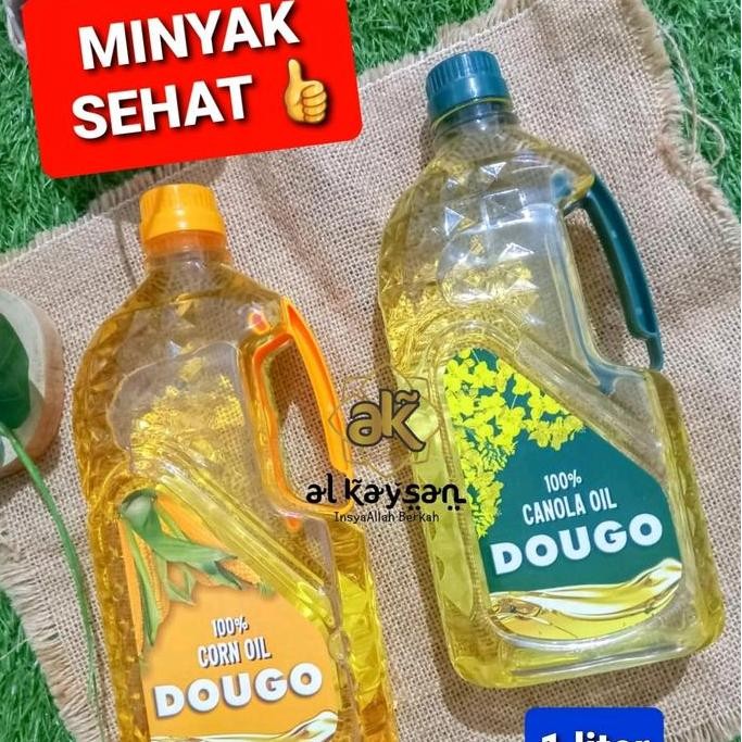 

EXP LAMA MINYAK DOUGO CANOLA OIL / CORN OIL MINYAK GORENG KANOLA 1 LITER