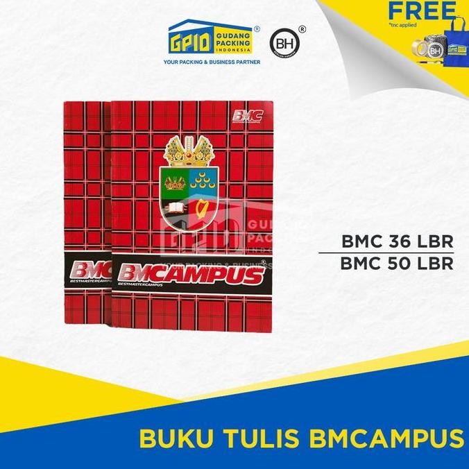 

SALE! BMCAMPUS - BUKU TULIS 36/50 LEMBAR
