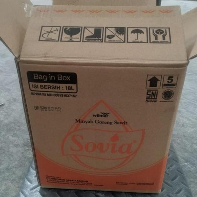 

EXP LAMA MINYAK GORENG CAIR SOVIA BIB 18 LITER