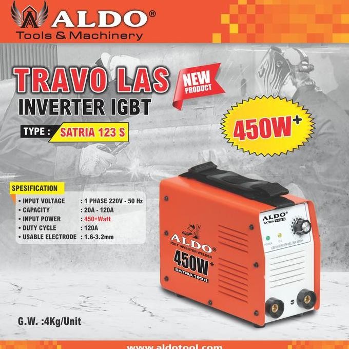 Travo Las Inverter Igbt Satria 123 S 450W+ New Stok