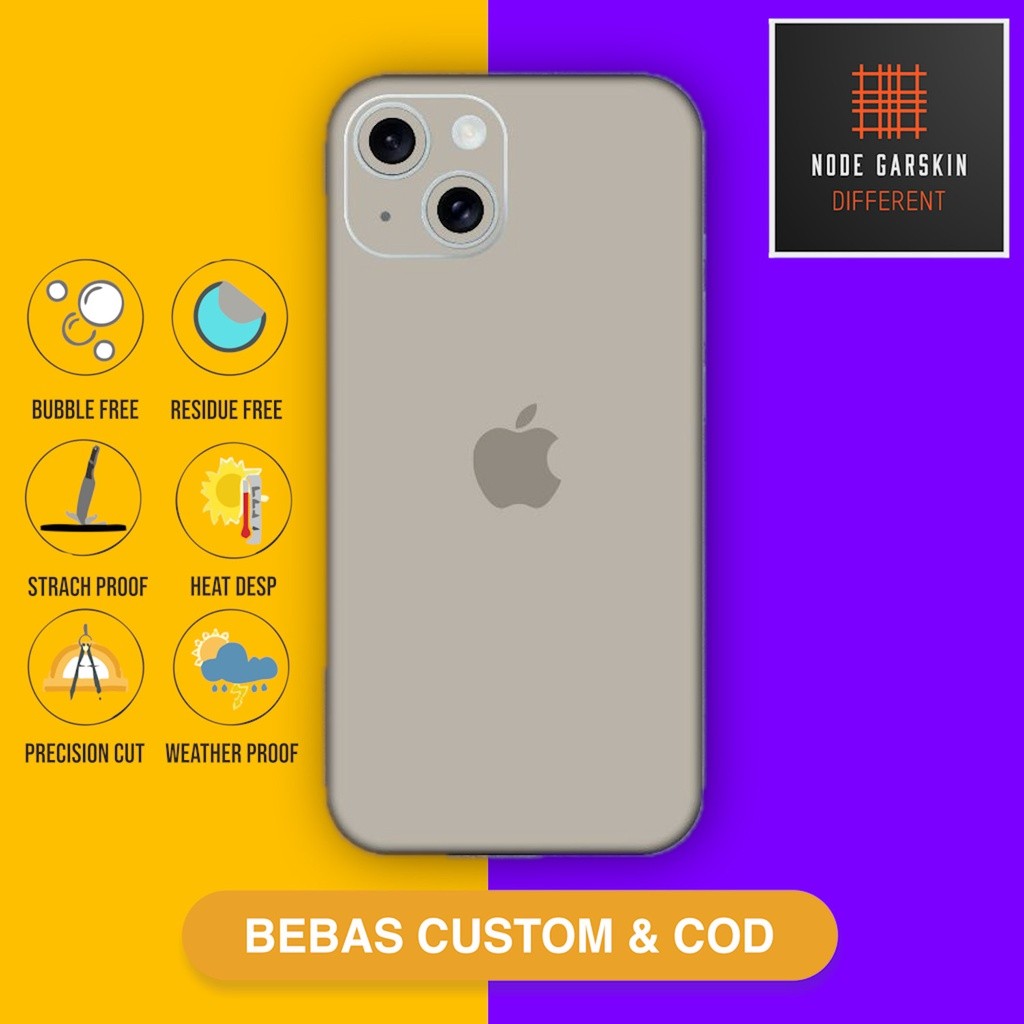 

Get2pcs Iphone 15 Titanium Series 1 Garskin Casing Motif Dan Bisa Custom Bayar Ditempat