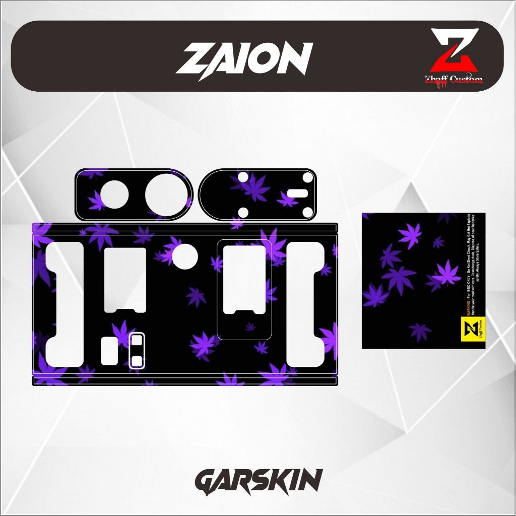 

Get2pcs Acces Zhaff Vynil Laminasi Zaion Anti Luntur Type 5 Garskin Casing Motif Dan Bisa Custom Bayar Ditempat