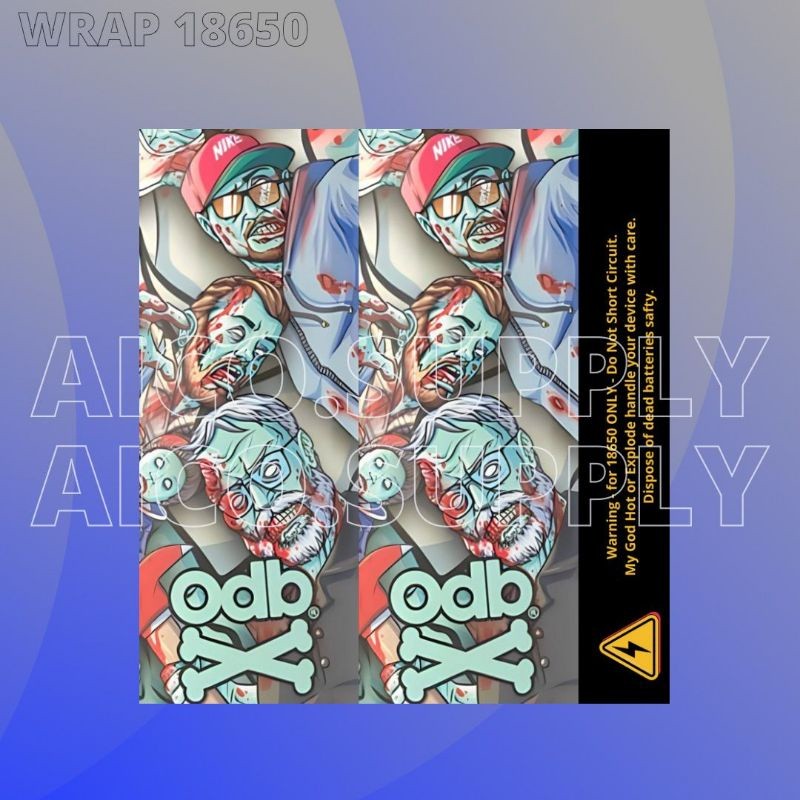 

Get2pcs Ambitionstore Stiker Wrap Baterai 18650 Odb V1 All Series Pelindung Dan Penghias Untuk Segala Merek 24 Garskin Casing Motif Bisa Custom Bayar Ditempat